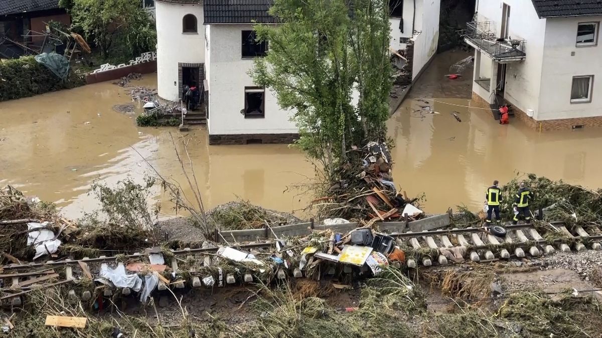 Der Sturm droht erneut in verwüsteten Gebieten Deutschlands.  Es wird auch Tschechien treffen